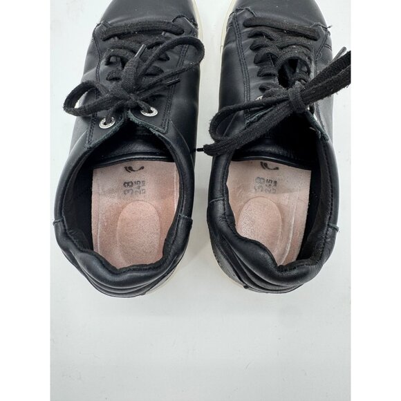 Birkenstock Bend Low Black Lace-Up Sneakers With White Rubber Sole US 7 or 38 - Picture 8 of 12